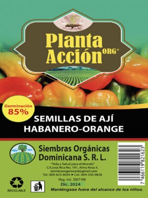 Semillas De Ají Habanero-Orange